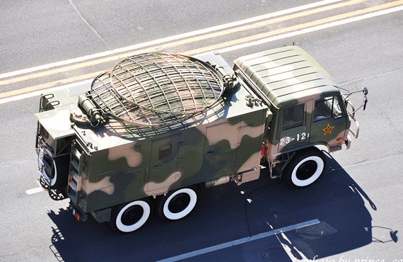 去年國(guó)慶閱兵中亮相的機(jī)動(dòng)式地面雷達(dá)