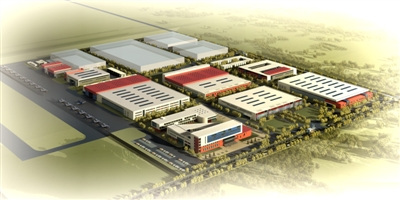 石家莊通用航空產業基地鳥瞰效果圖