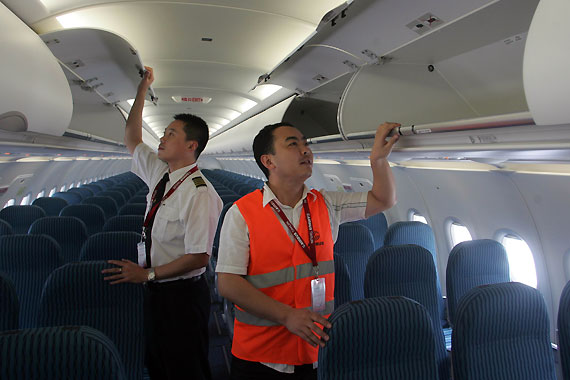 空中客車A320系列飛機(jī)天津總裝線今年前五個(gè)月已經(jīng)完成總裝并交付十架A320系列飛機(jī)