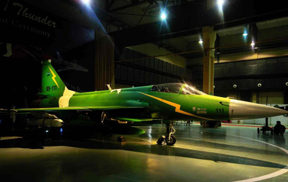 資料圖：中國和巴基斯坦合作研制的梟龍戰機