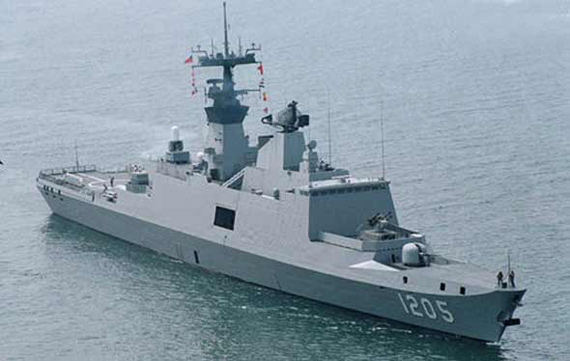 資料圖：臺軍康定級（拉法葉級）護衛艦