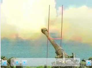 臺軍36門重型火炮進行實彈射擊演練(組圖)