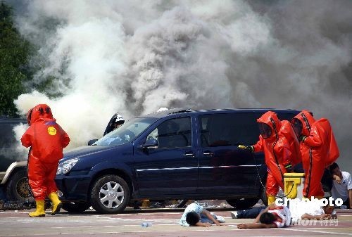 軍隊集中核化生專業人員保北京奧運安全(圖)