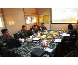 駐剛果(金)維和工兵分隊通過聯穩團裝備核查